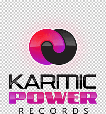 Karmic Power Records Logo Thumbnail Black