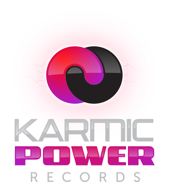 Karmic Power Records Logo Thumbnail Grey